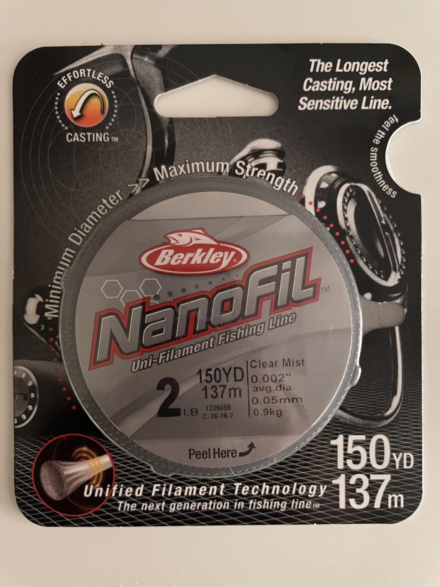 Нанофил Berkley NanoFil 137m (150yd) 0.05mm (0.002) 2LB